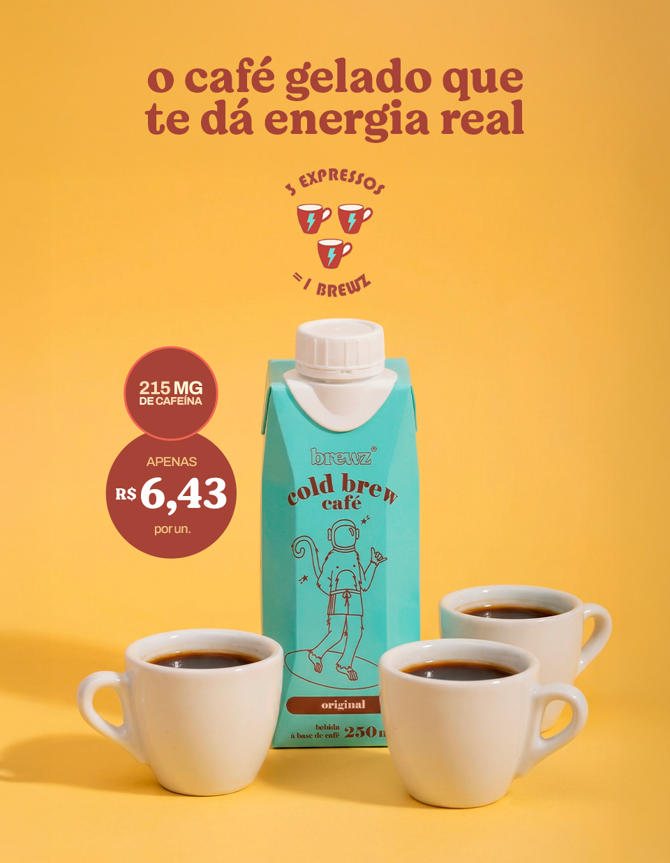 cold brew - original 250ml | sem açúcar